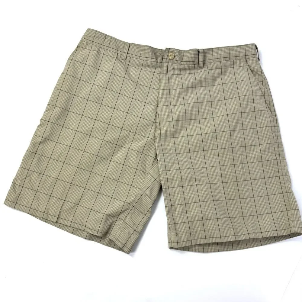 PGA Tour Plaid Golf Shorts 38